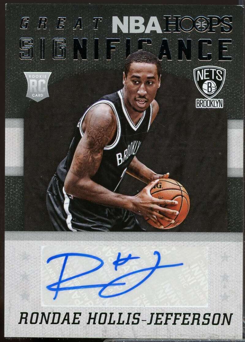 Rondae Hollis-Jefferson Rookie 2015-16 Hoops Great SIGnificance Autograph #81  Image 1
