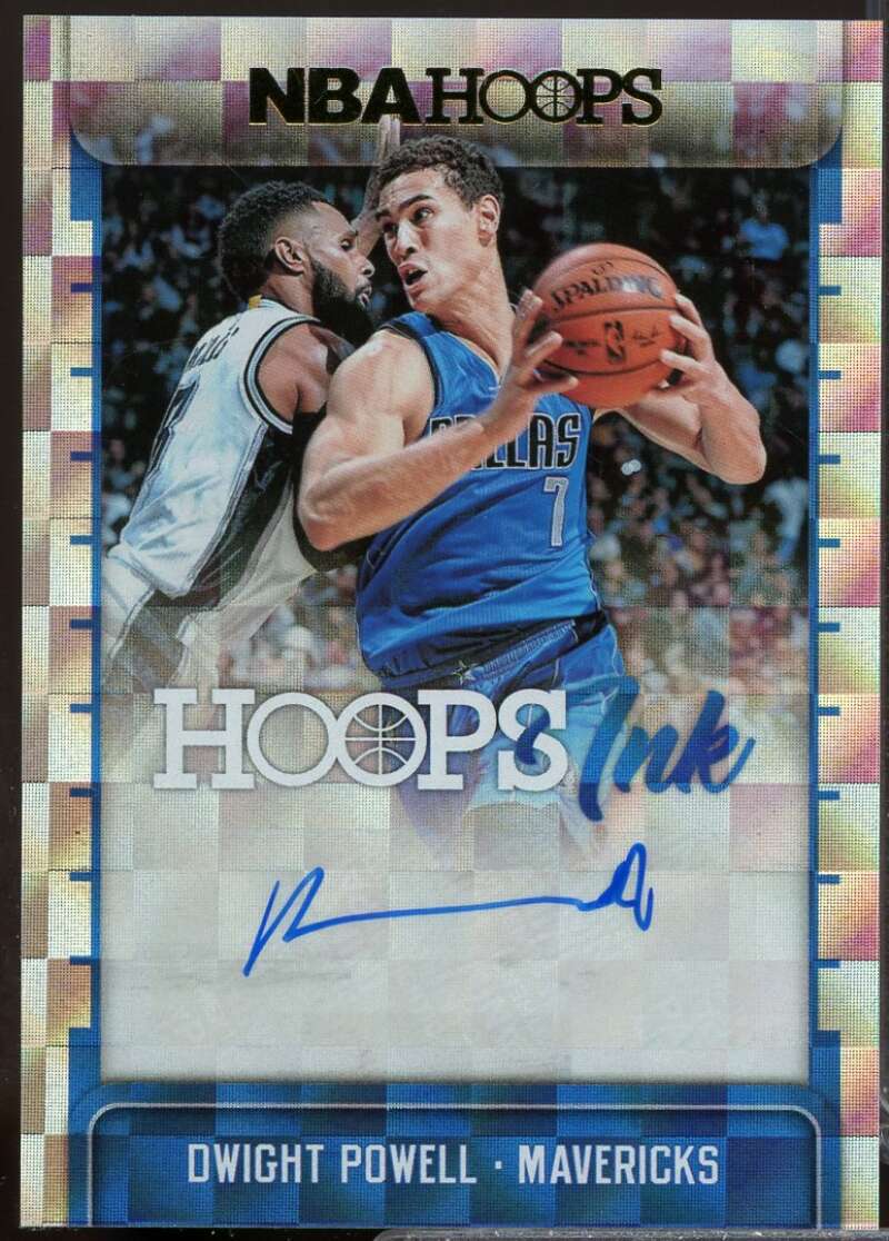Dwight Powell Card 2017-18 Hoops Ink Autograph #10  Image 1