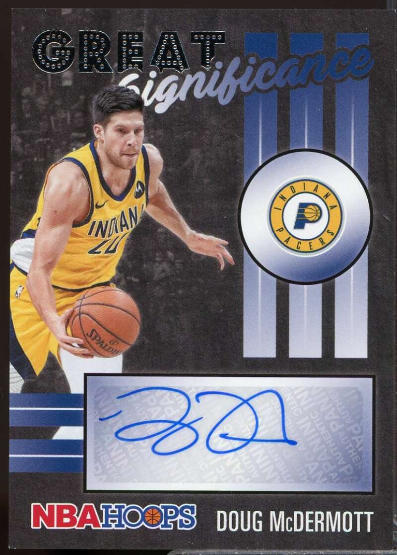 Doug McDermott Card 2020-21 Hoops Great SIGnificance Autograph #28  Image 1