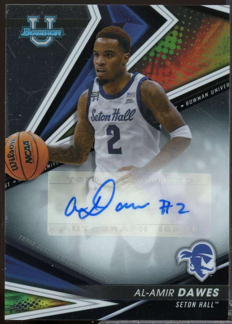 Al-Amir Dawes 2022-23 Bowman's Best University Best of '22 Autographs #BOAAD  Image 1