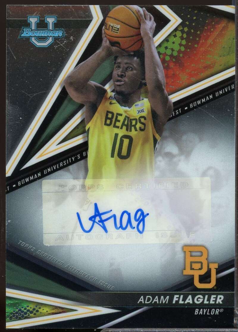 Adam Flagler 2022-23 Bowman's Best University Best of '22 Autographs #BOAAF  Image 1
