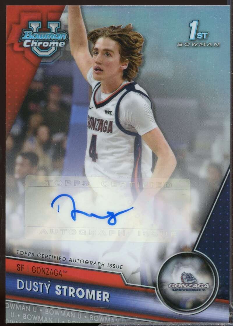 Dusty Stromer 2023-24 Bowman Chrome University Prospect Autograph Refractor #DS  Image 1