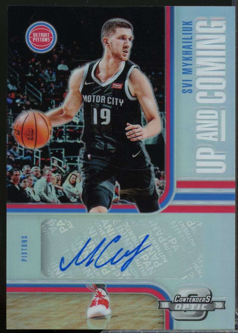 Svi Mykhailiuk Rookie 2018-19 Panini Contenders Optic Up Coming Autographs #15  Image 1
