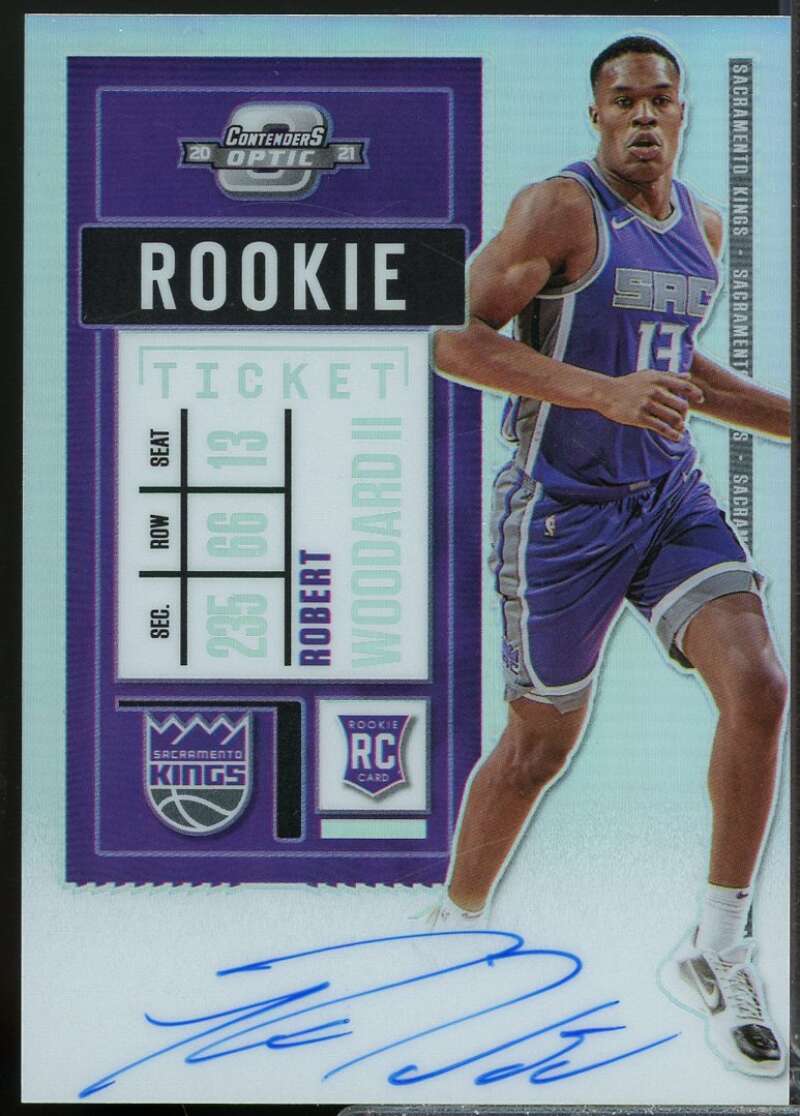 Robert Woodard II Rookie Card 2020-21 Panini Contenders Optic Autograph #106  Image 1