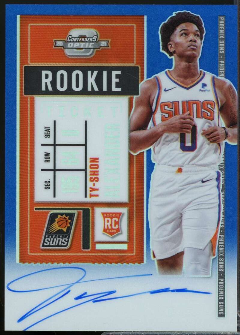 Ty-Shon Alexander Rookie /99 2020-21 Panini Contender Optic Autograph Blue #138  Image 1