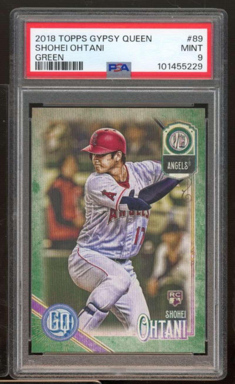 Shohei Ohtani Rookie Card 2018 Topps Gypsy Queen #89 PSA 9 Image 1