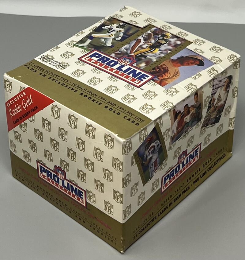 1992 Pro Line Football Hobby Unsealed Box Image 1