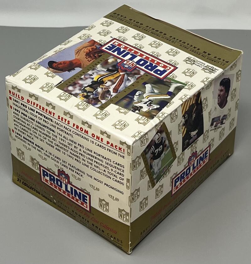 1992 Pro Line Football Hobby Unsealed Box Image 3