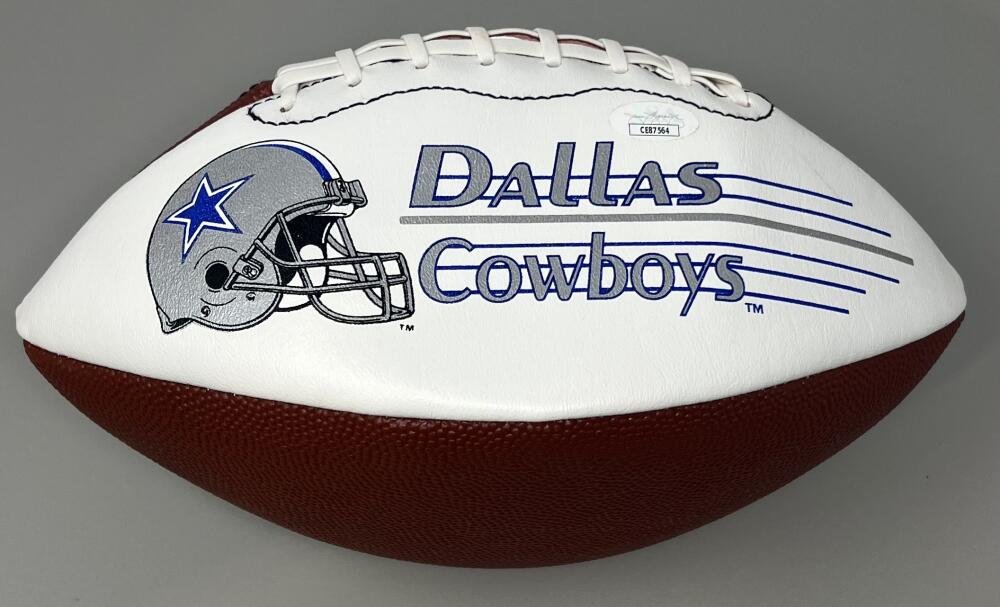 Roger Staubach Signed Autograph Dallas Cowboys Football JSA Authentic Image 4