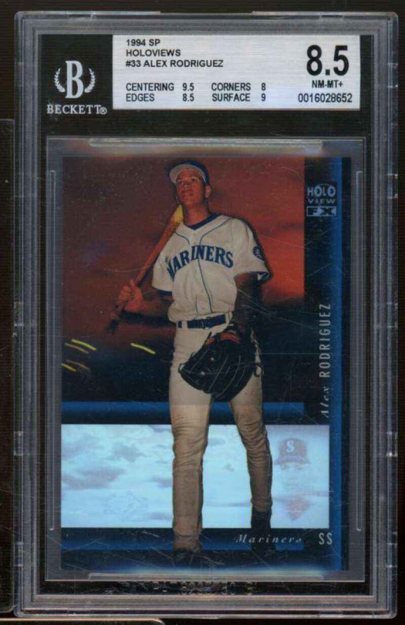 Alex Rodriguez Card 1994 SP Holoviews #33 BGS 8.5 Image 1