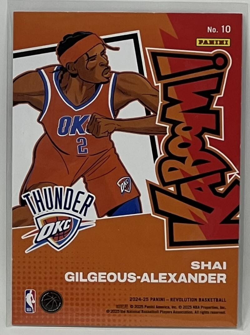 2024-25 Oklahoma City Thunder Shai Gilgeous-Alexander Revolution Kaboom! #10 Image 3