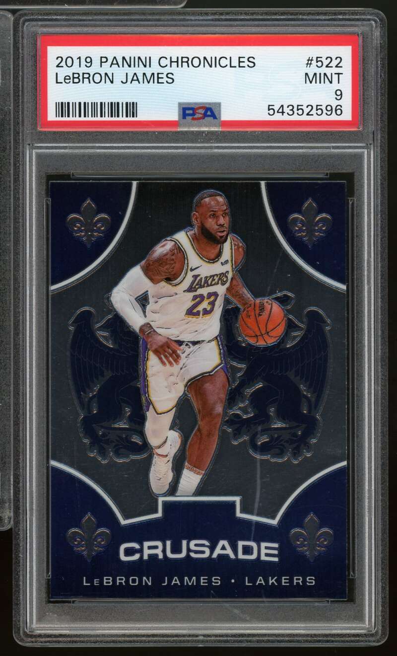 LeBron James Card 2019-20 Panini Chronicles #522 PSA 9 Image 1
