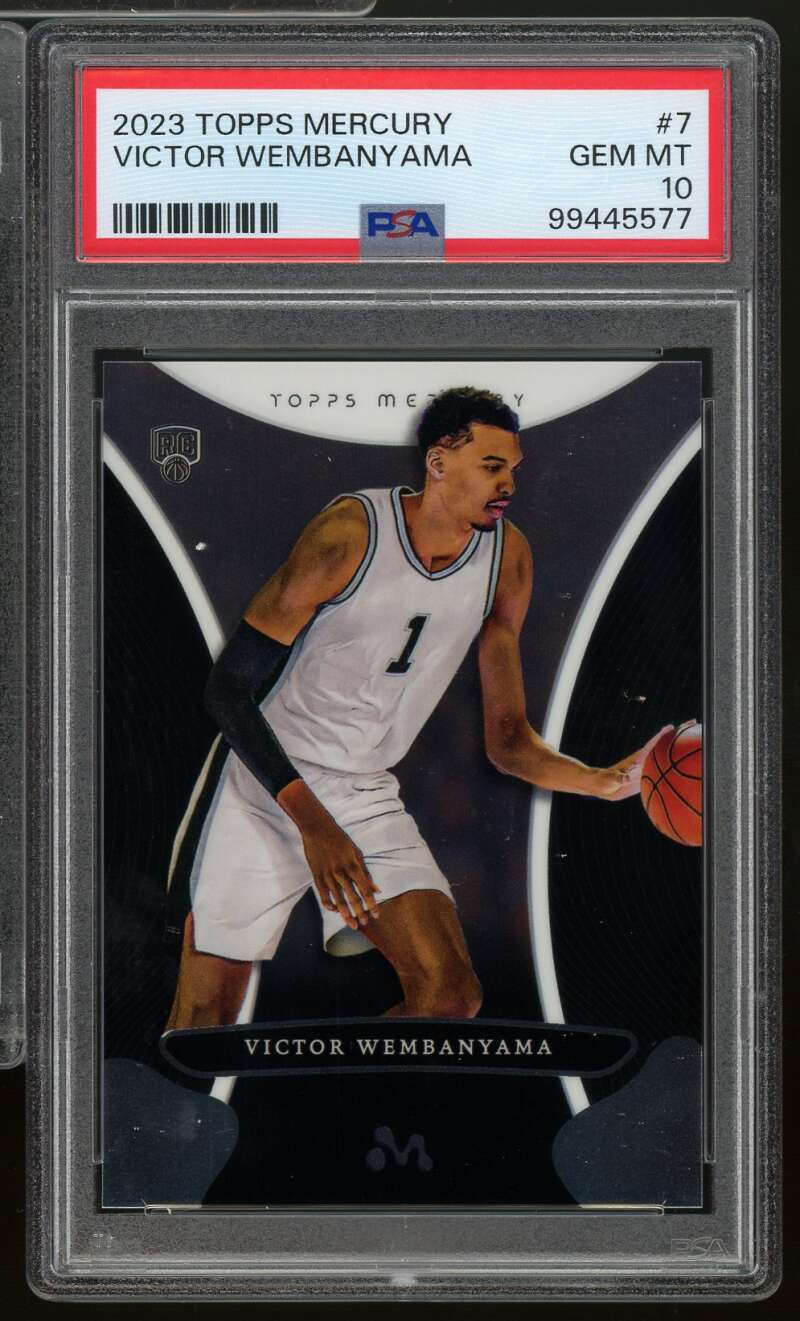 Victor Wembanyama Rookie Card 2023-24 Topps Mercury #7 PSA 10 Image 1