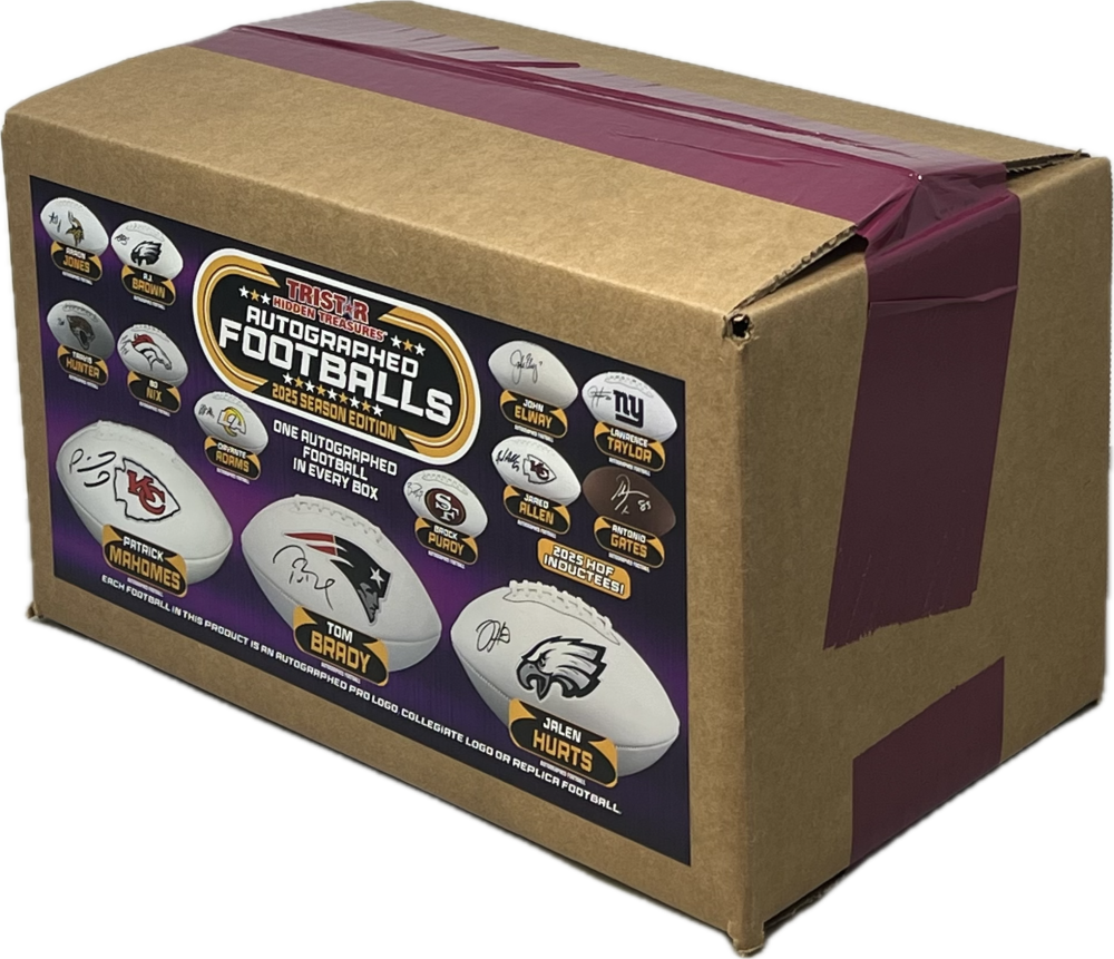 2025 TRISTAR Hidden Treasures Autographed Footballs Season Edition Box Image 1