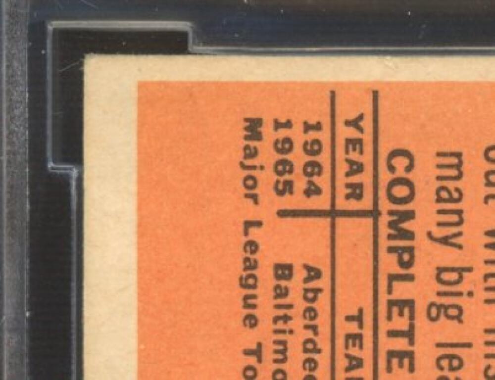 1966 Topps #126 Jim Palmer Rookie Card BGS BCCG 8 Excellent+ Image 7