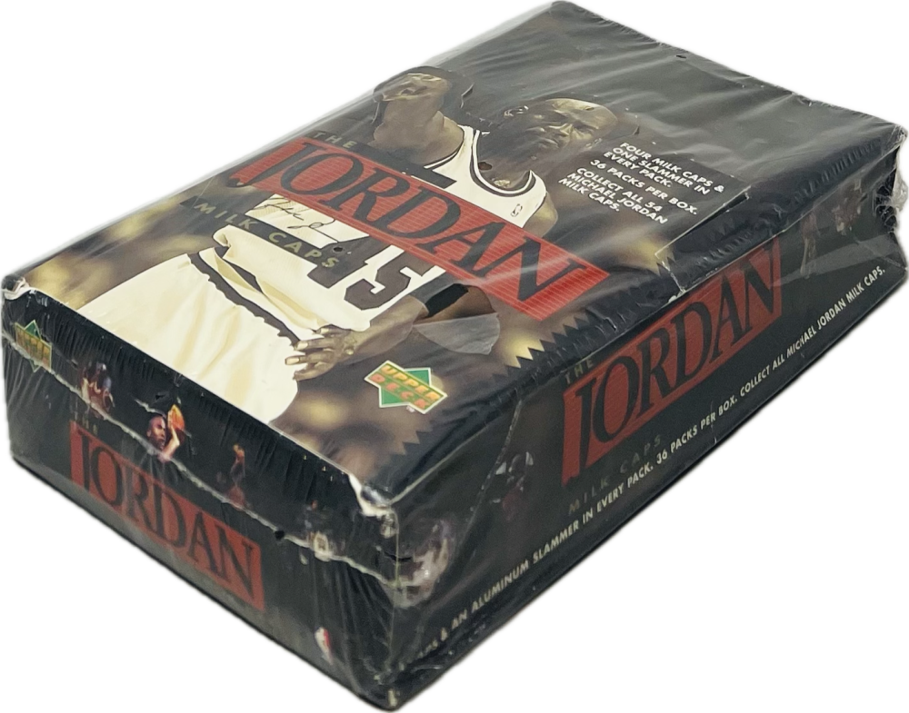 1995 Upper Deck The Jordan Milk Caps Basketball  Box Image 1
