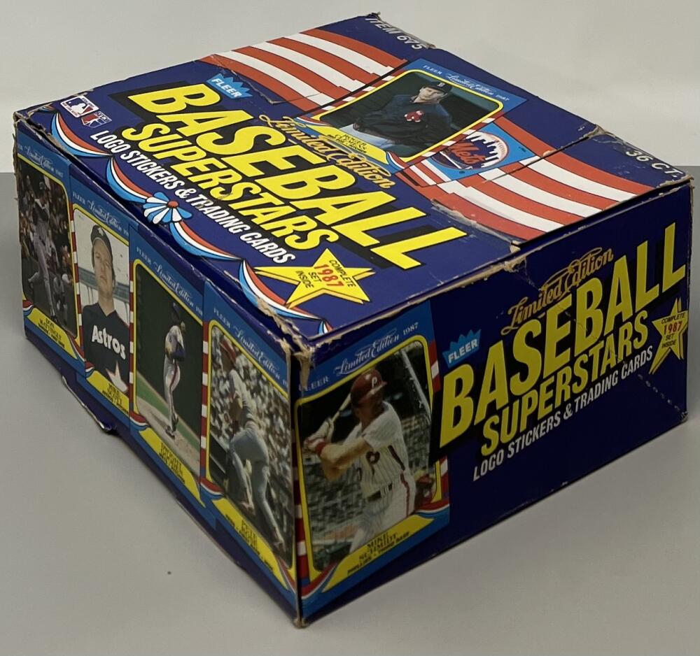 1987 Fleer Limited Edition Superstars Logo and Stickers Baseball Box SETS Image 2