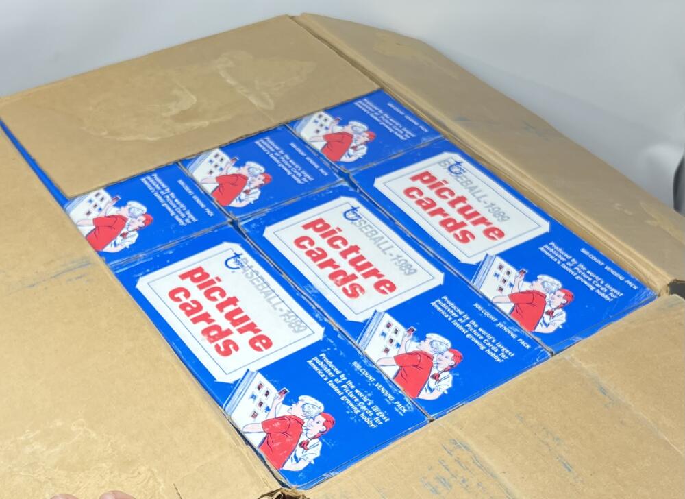 1989 Topps Baseball 24 -Box Vending Case Image 3