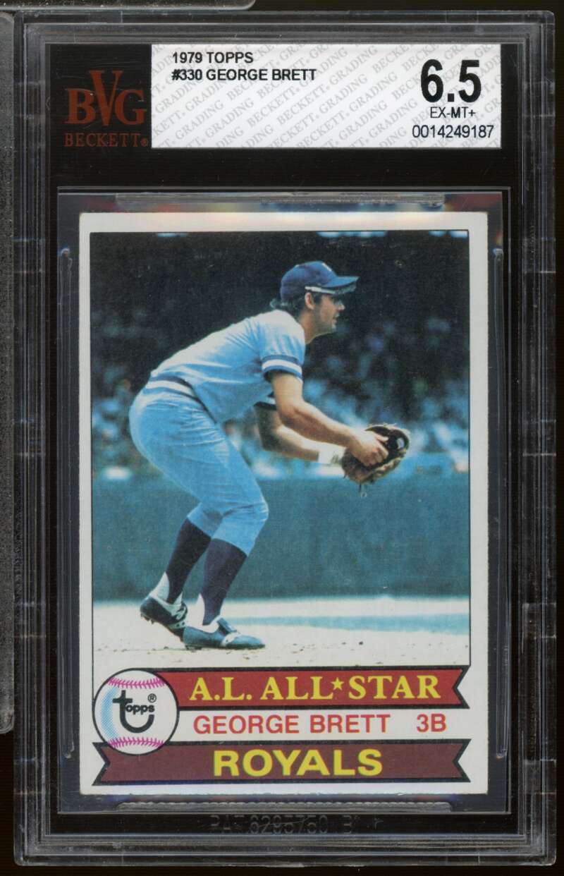George Brett Card 1979 Topps #330 BVG 6.5 Image 1