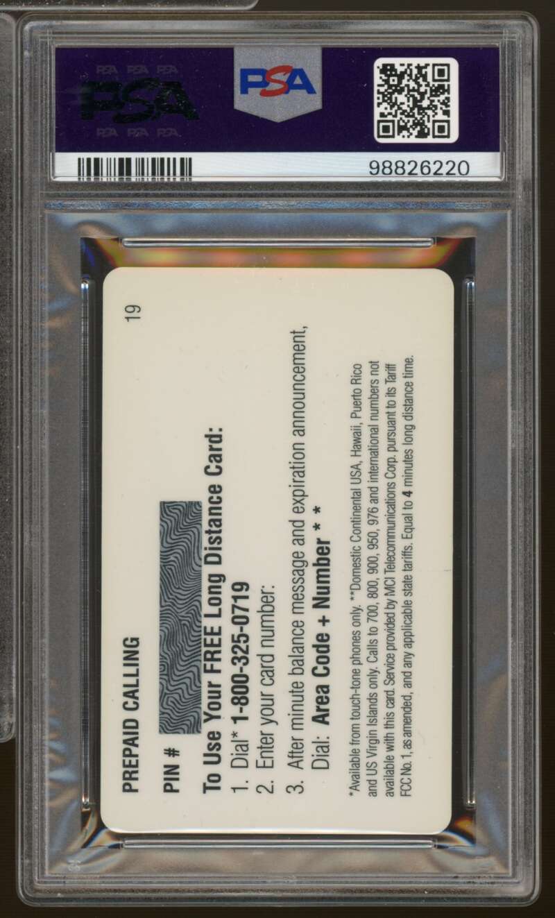 Terrell Davis Rookie 1995 Signature Rookies AU Phonex #19 PSA/DNA Cert 7 Auto Image 2