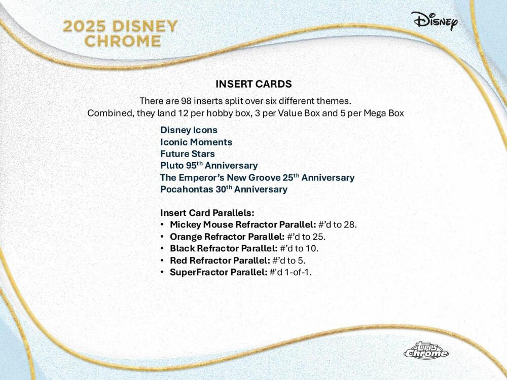 2025 Topps Disney Chrome Mega Box  Image 4
