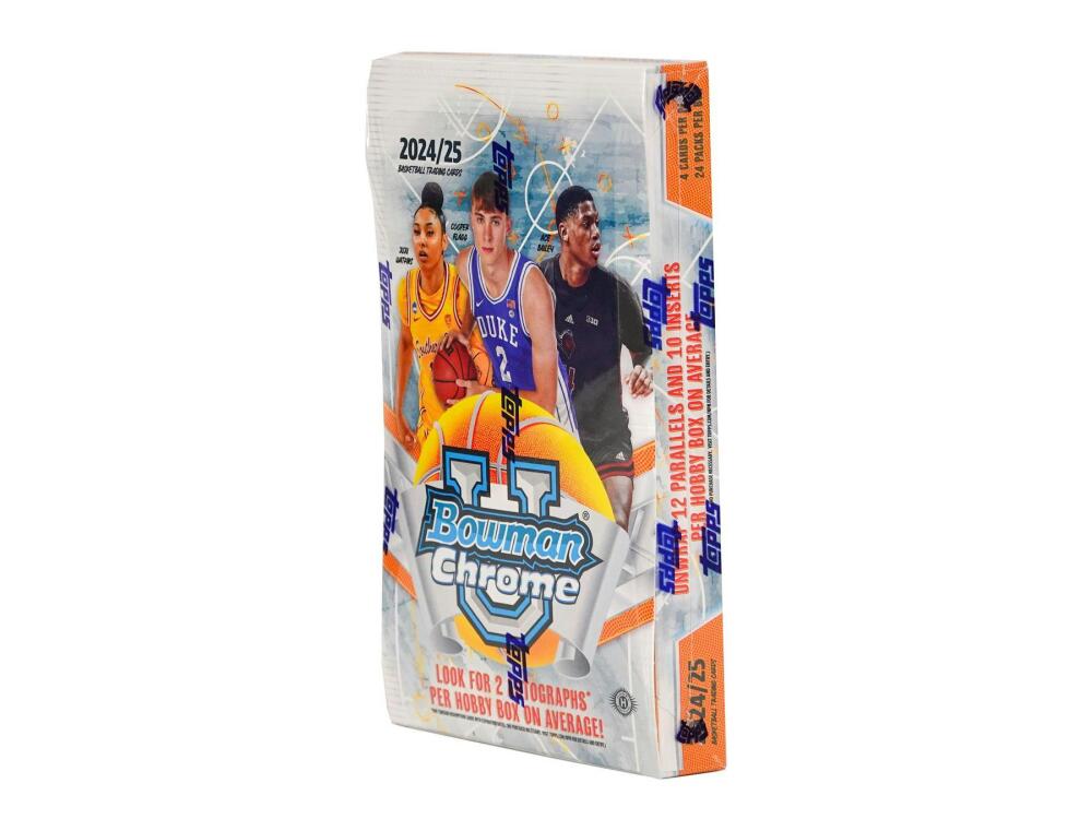 2024-25 Bowman University Chrome Basketball Hobby Box Image 2