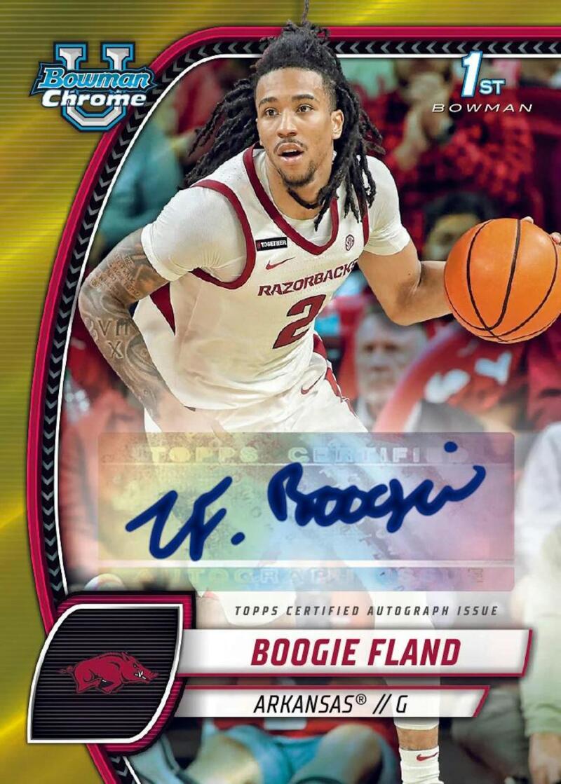 2024-25 Bowman University Chrome Basketball Hobby Box Image 3