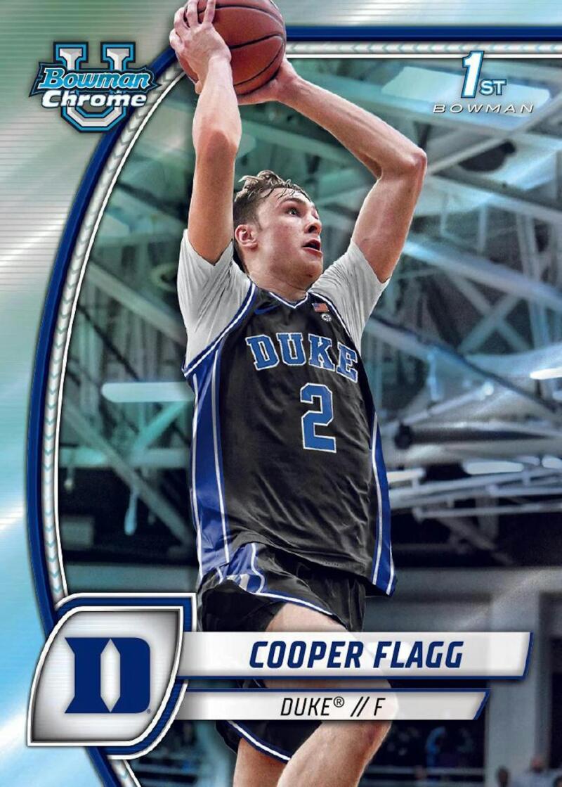 2024-25 Bowman University Chrome Basketball Hobby Box Image 4