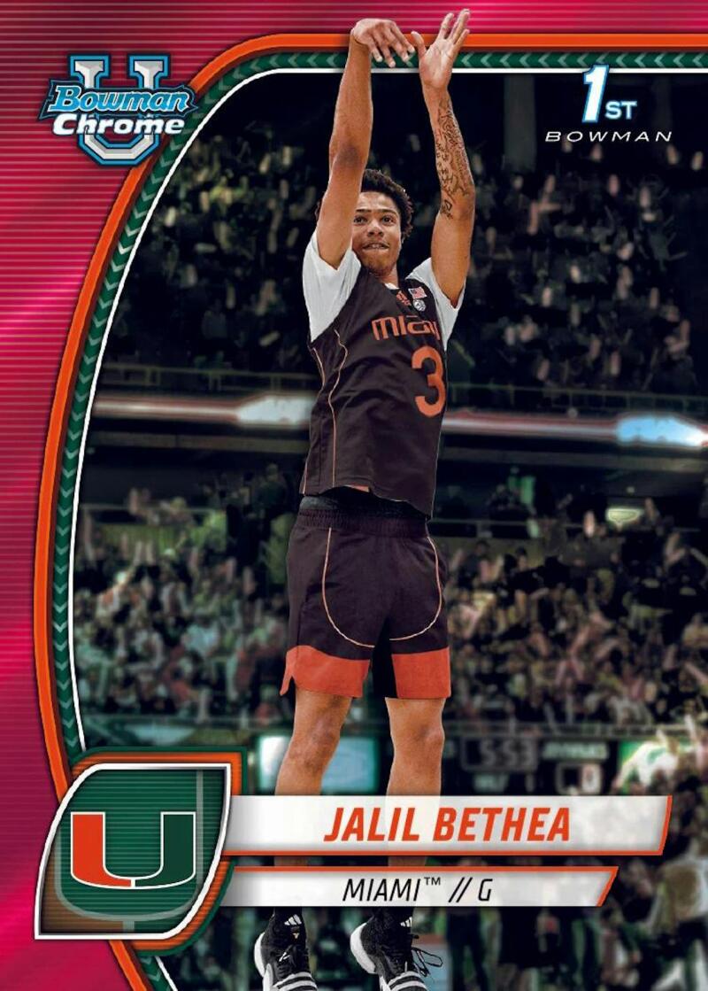 2024-25 Bowman University Chrome Basketball Hobby Box Image 6