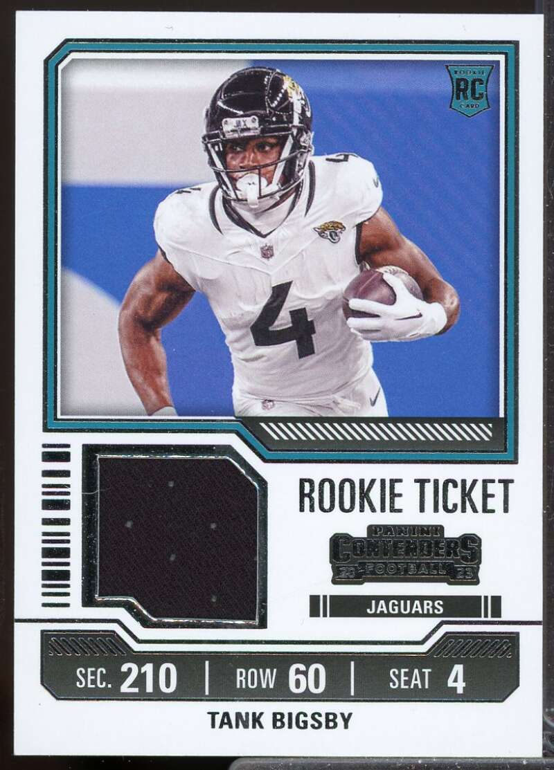 Tank Bigsby Card 2023 Panini Contenders Rookie Ticket Jersey Swatches #33  Image 1