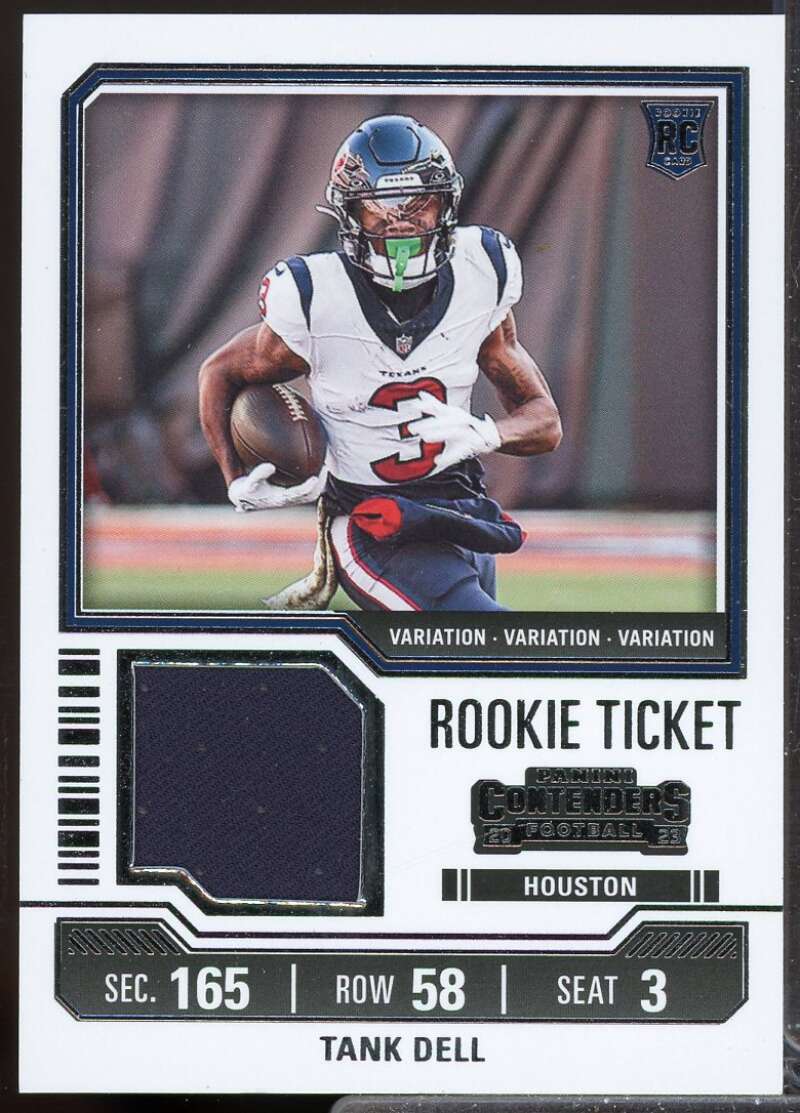 Tank Dell 2023 Panini Contenders Rookie Ticket Jersey Swatches Variation #26  Image 1