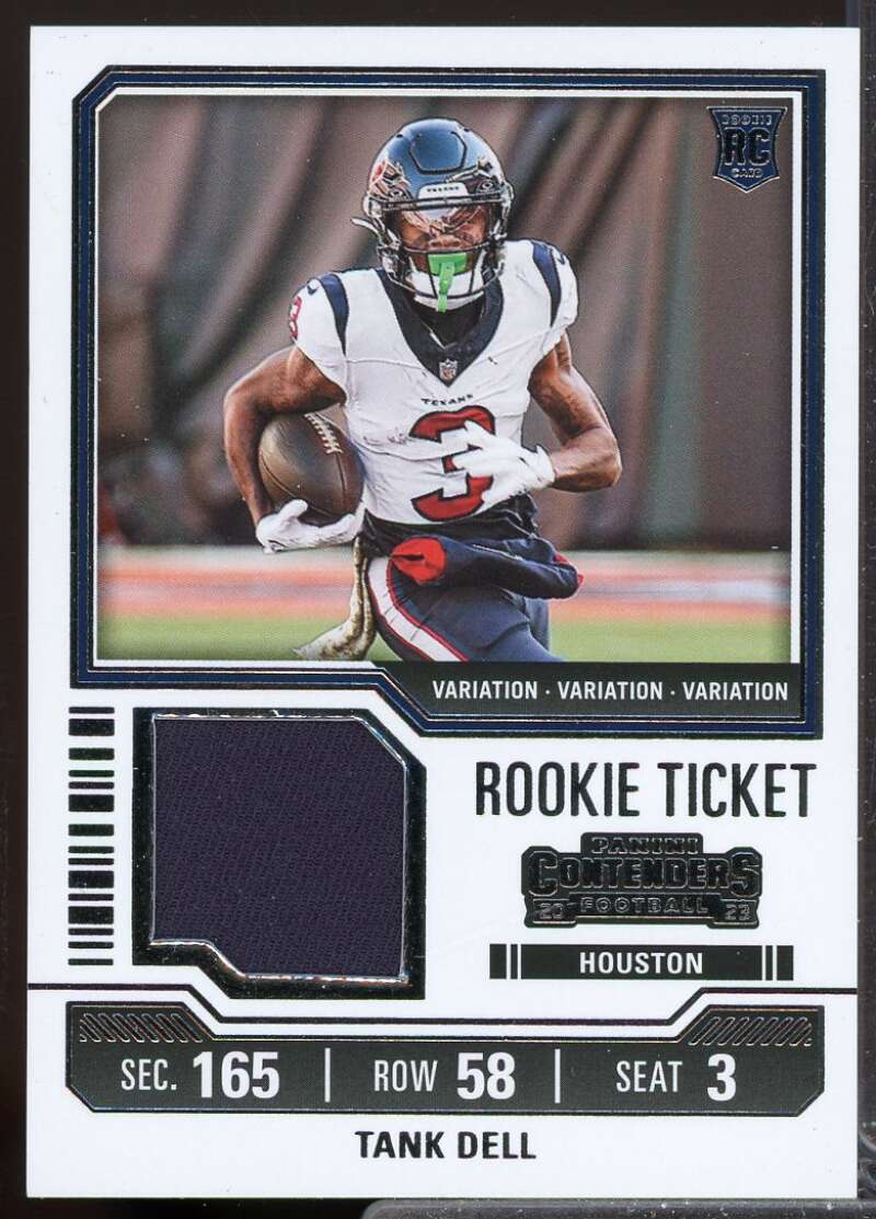 Tank Dell 2023 Panini Contenders Rookie Ticket Jersey Swatches Variation #26  Image 1
