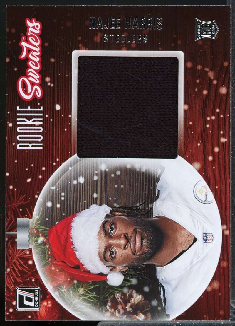 Najee Harris Card 2021 Donruss Rookie Holiday Sweater #9  Image 1