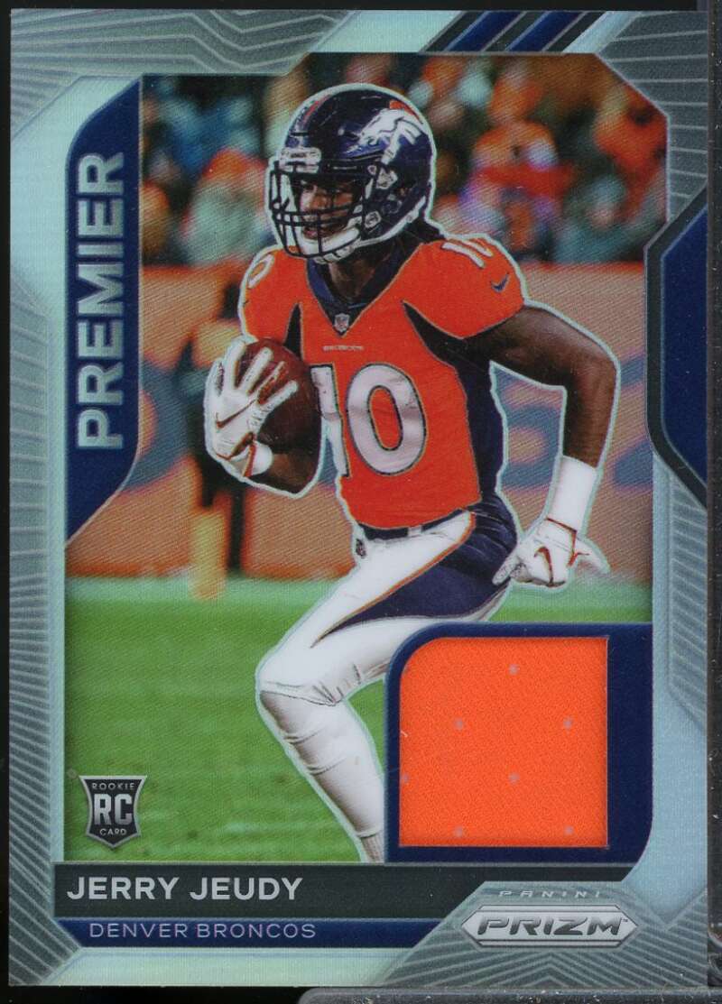 Jerry Jeudy Card 2020 Panini Prizm Premier Rookie Jerseys #8  Image 1
