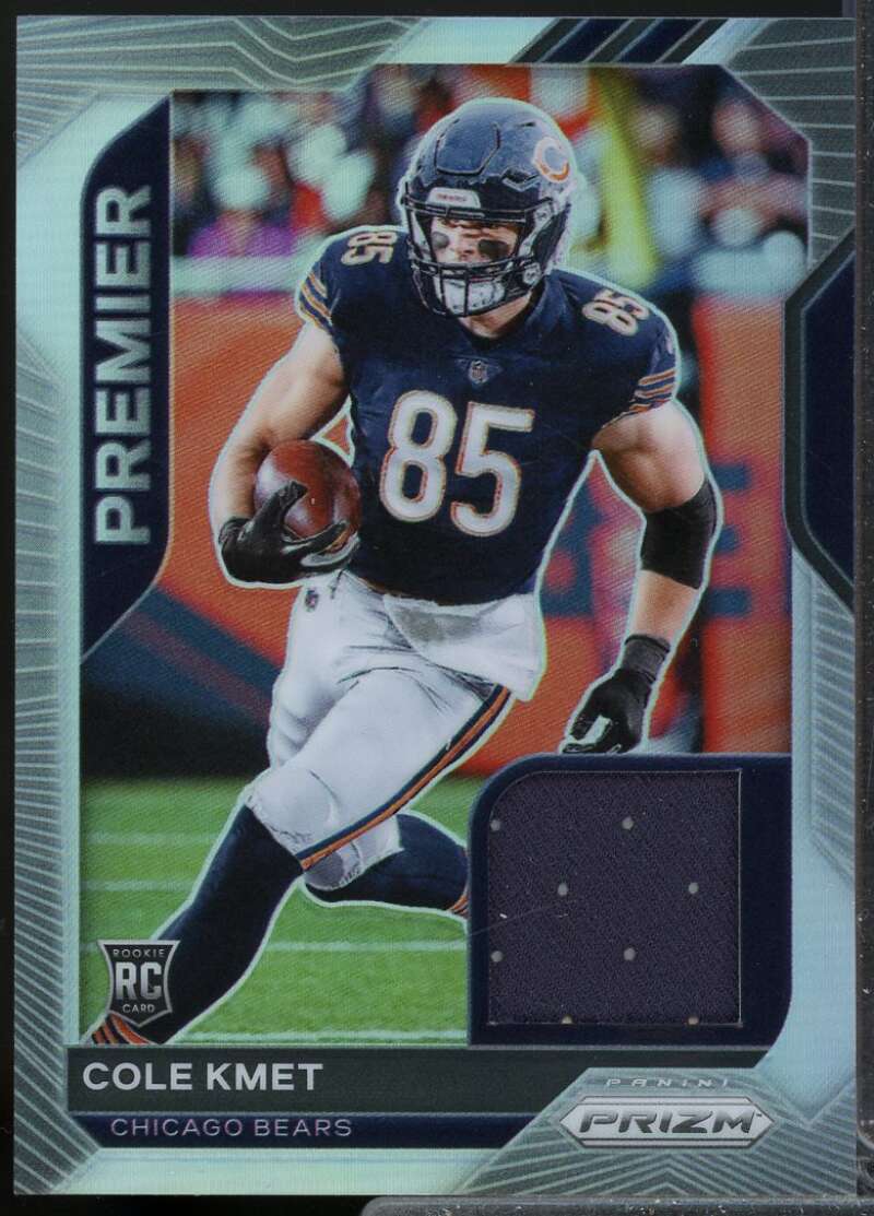 Cole Kmet Card 2020 Panini Prizm Premier Rookie Jerseys #28  Image 1