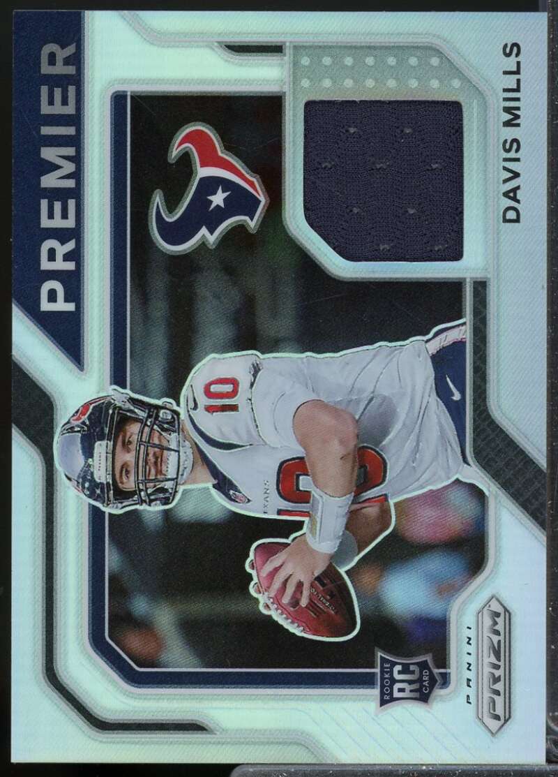 Davis Mills Card 2021 Panini Prizm Premier Rookie Jerseys #19  Image 1