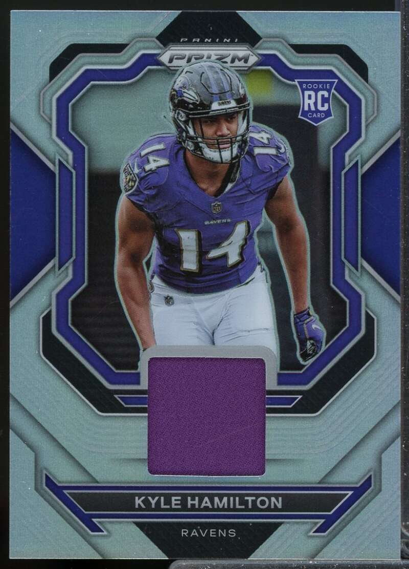Kyle Hamilton Card 2022 Panini Prizm Premier Rookie Jerseys #18  Image 1