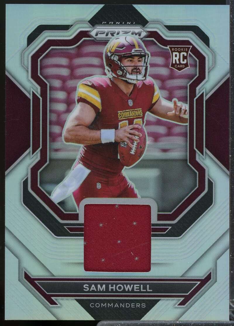 Sam Howell Card 2022 Panini Prizm Premier Rookie Jerseys #5  Image 1