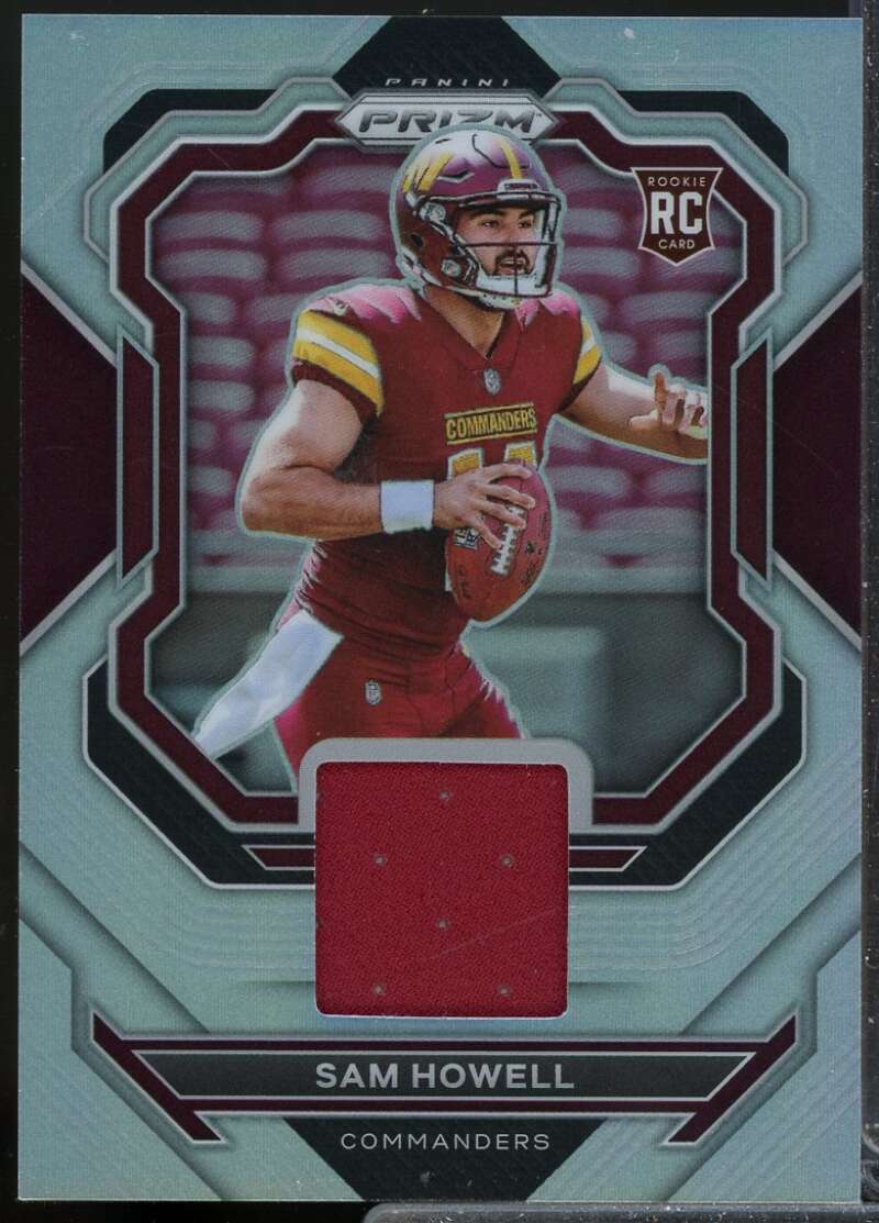 Sam Howell Card 2022 Panini Prizm Premier Rookie Jerseys #5  Image 1