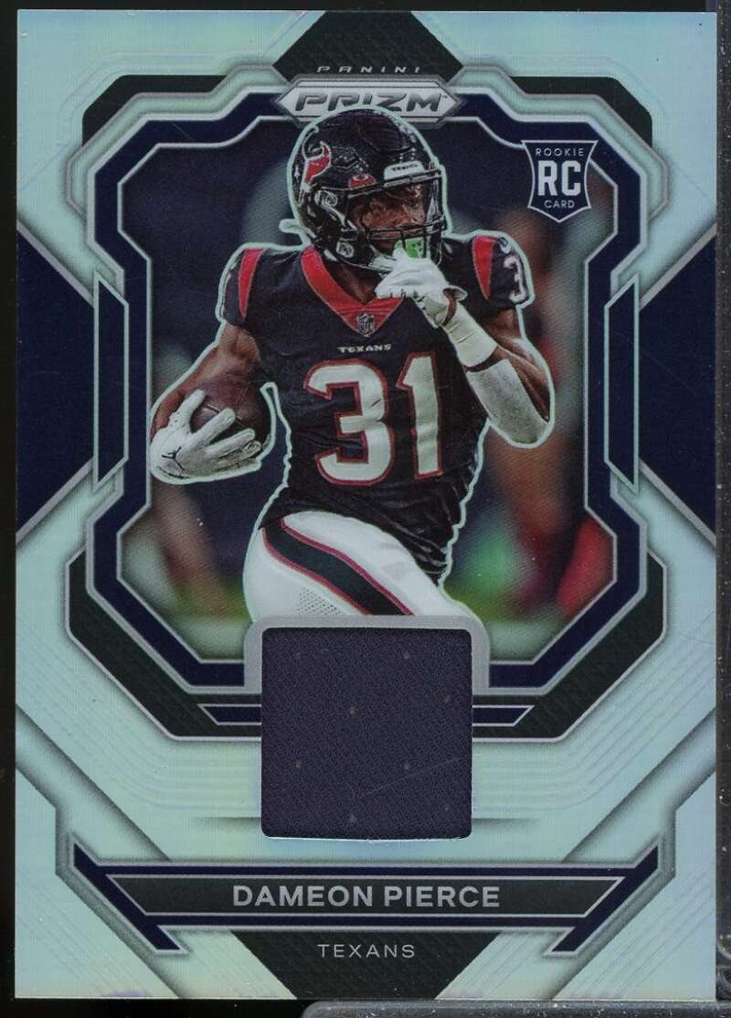 Dameon Pierce Card 2022 Panini Prizm Premier Rookie Jerseys #27  Image 1