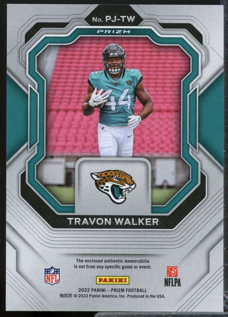 Travon Walker Card 2022 Panini Prizm Premier Rookie Jerseys #15  Image 2