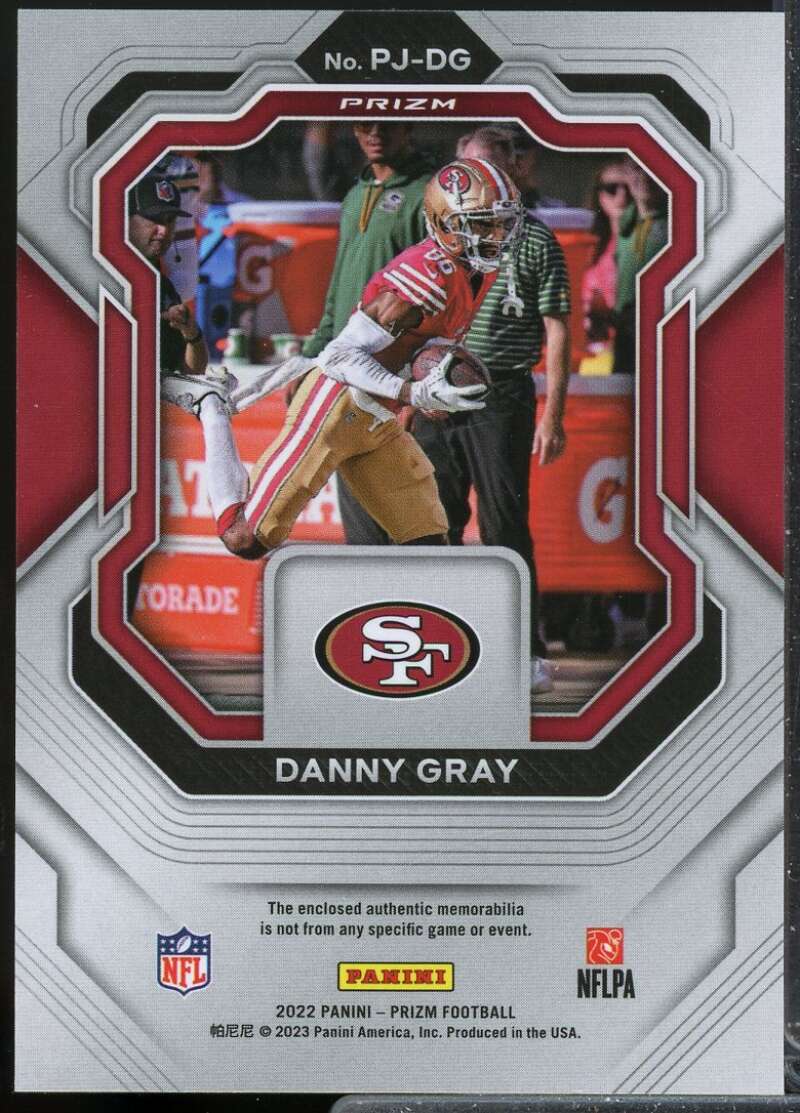 Danny Gray Card 2022 Panini Prizm Premier Rookie Jerseys #24  Image 2