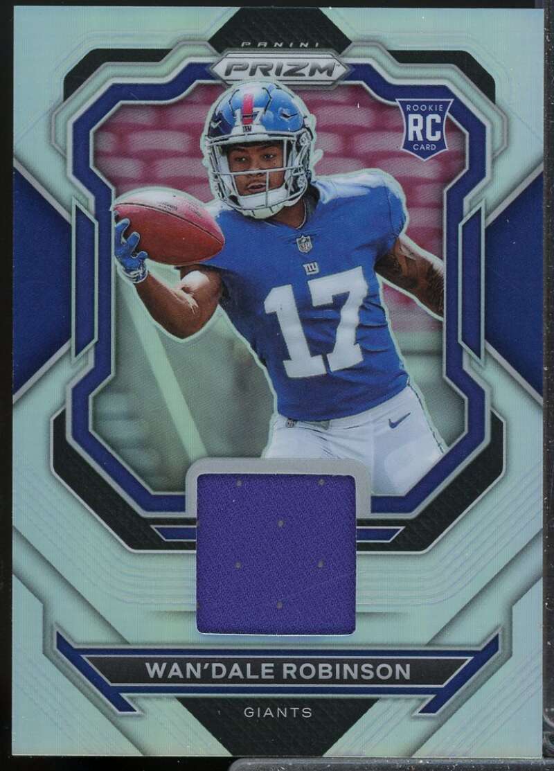 Wan'Dale Robinson Card 2022 Panini Prizm Premier Rookie Jerseys #19  Image 1