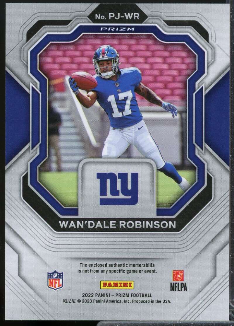 Wan'Dale Robinson Card 2022 Panini Prizm Premier Rookie Jerseys #19  Image 2