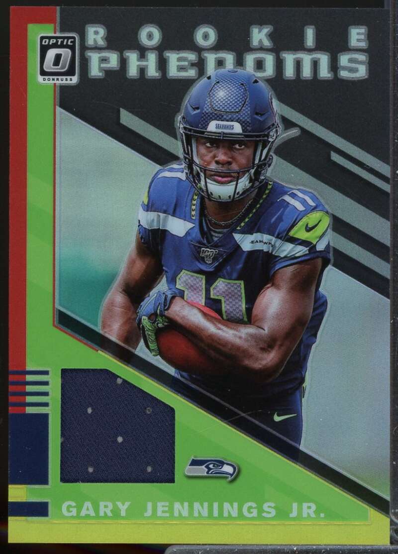 Gary Jennings Jr. 2019 Donruss Optic Rookie Phenoms Jerseys Red and Yellow #RP34  Image 1