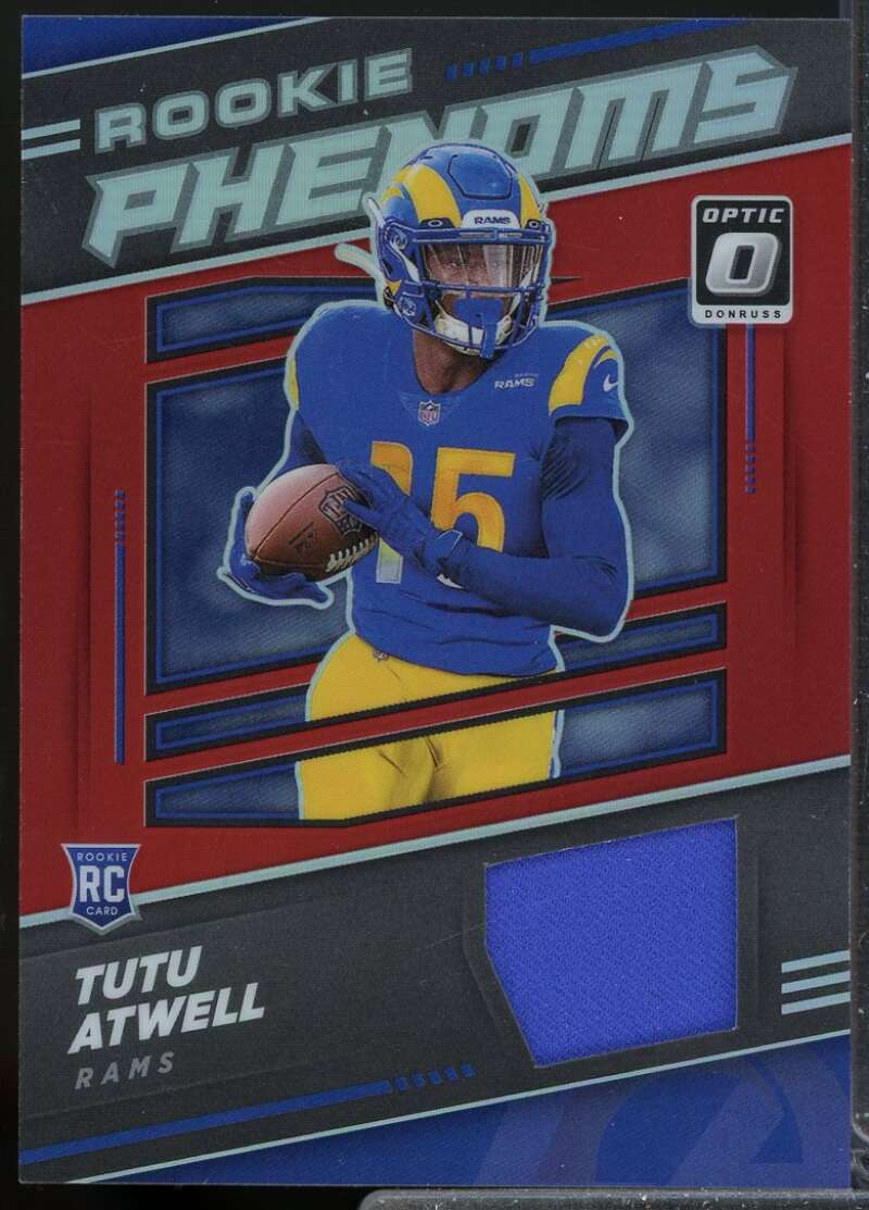 Tutu Atwell Card 2021 Donruss Optic Rookie Phenoms Jerseys #20  Image 1