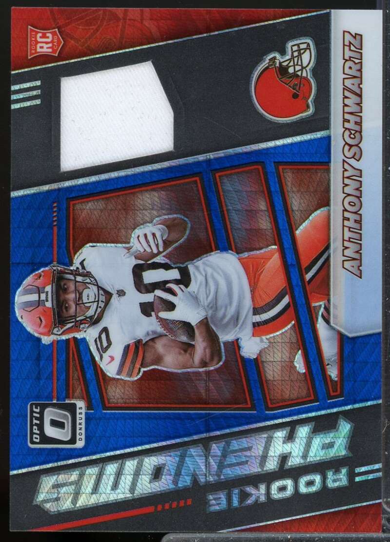 Anthony Schwartz 2021 Optic Rookie Phenoms Jerseys Horizontal Blue Hyper #31  Image 1