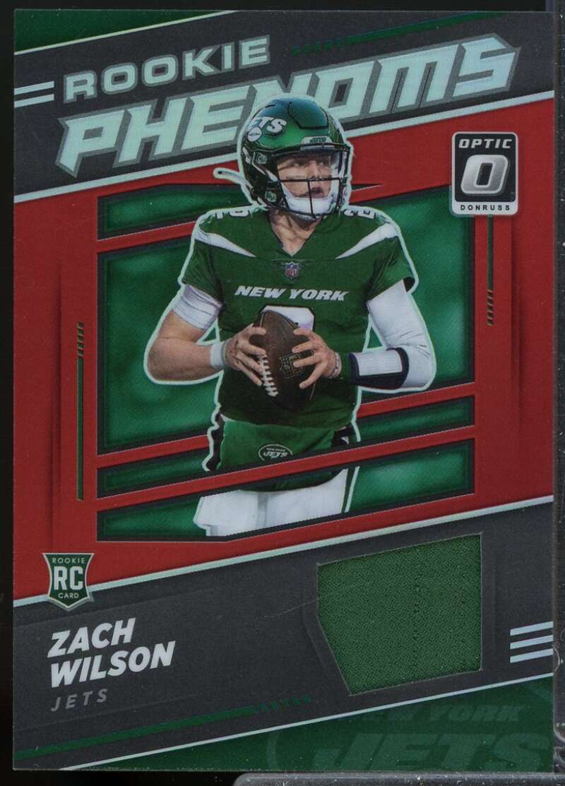 Zach Wilson Card 2021 Donruss Optic Rookie Phenoms Jerseys #2  Image 1