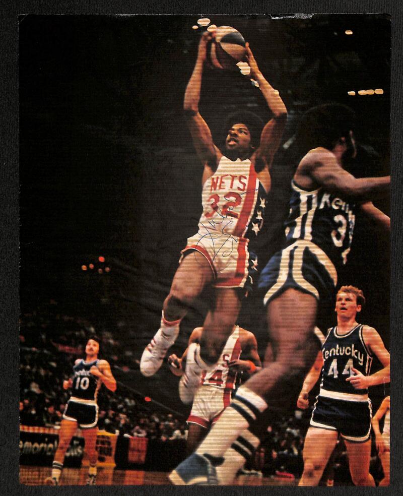 Julius Erving Autograph Signed 8X10 Photo JSA  Authentic  Image 1