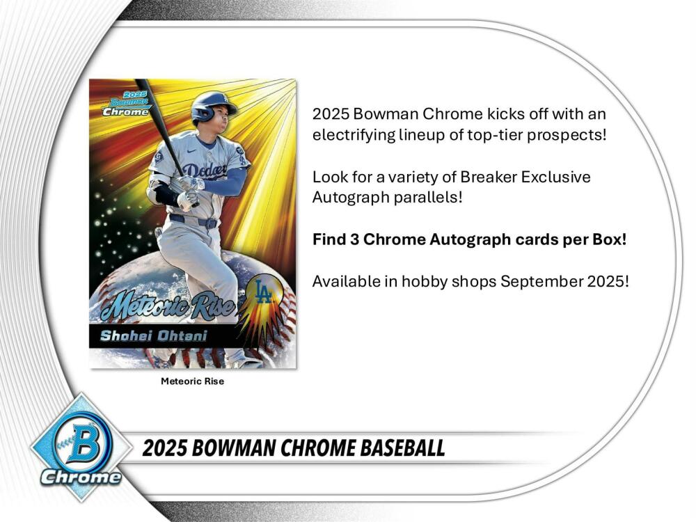2025 Bowman Chrome Baseball Breaker Delight Box Image 3